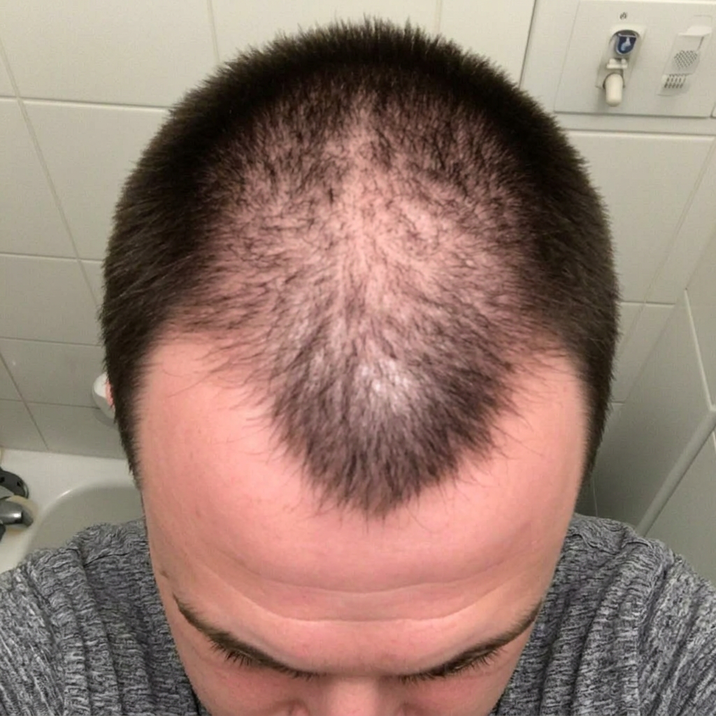 Month 2 scalp photo