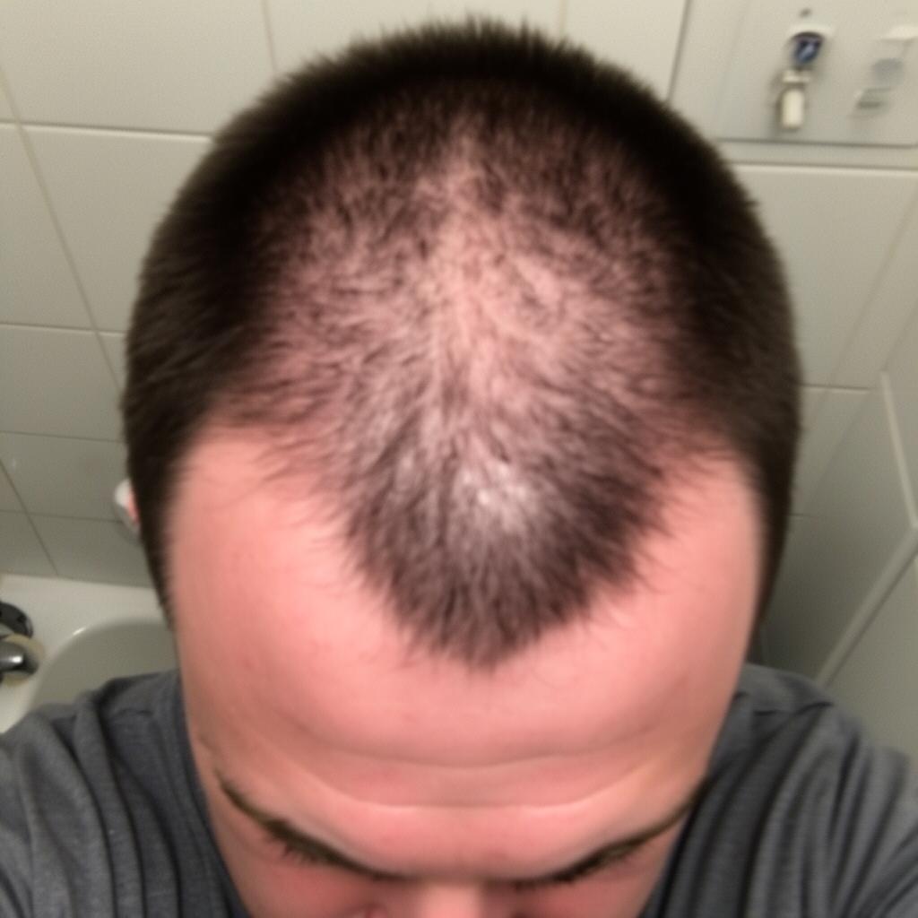 Month 0 scalp photo